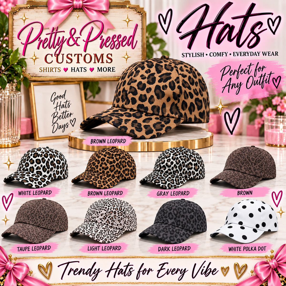 Baseball Style Hats