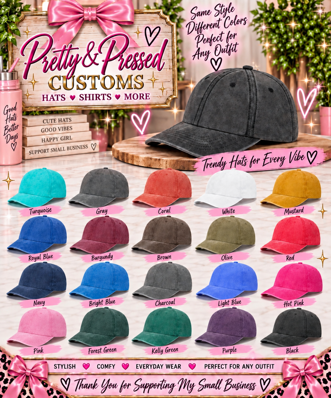 Distressed Trucker Hats